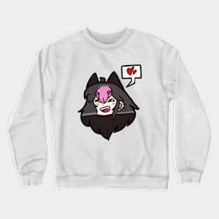 Kel "Chibi!" Speak Bubble Heart Crewneck Sweatshirt